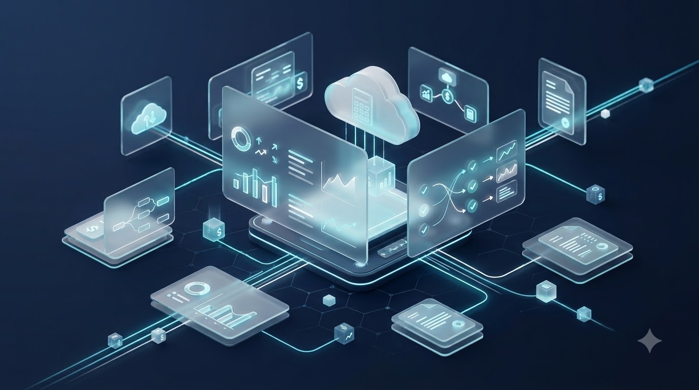 Cloud accounting tools and financial dashboards powering modern business workflows